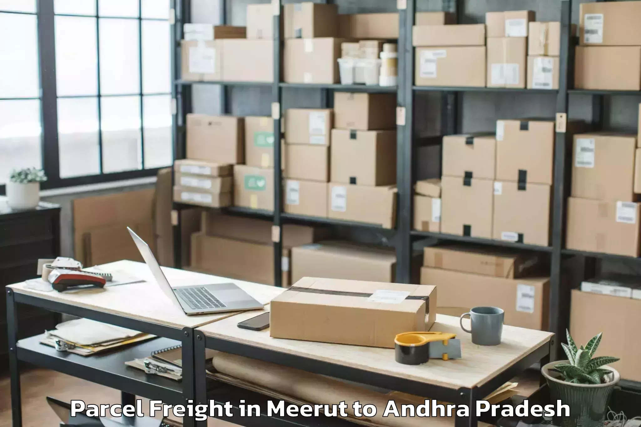 Get Meerut to Gollaprollu Parcel Freight